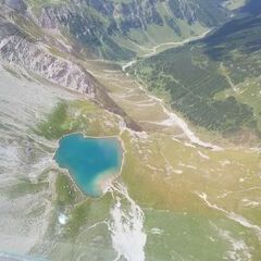 Flugwegposition um 11:29:06: Aufgenommen in der Nähe von Gemeinde Kaisers, Österreich in 2609 Meter
